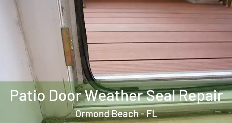  Patio Door Weather Seal Repair Ormond Beach - FL